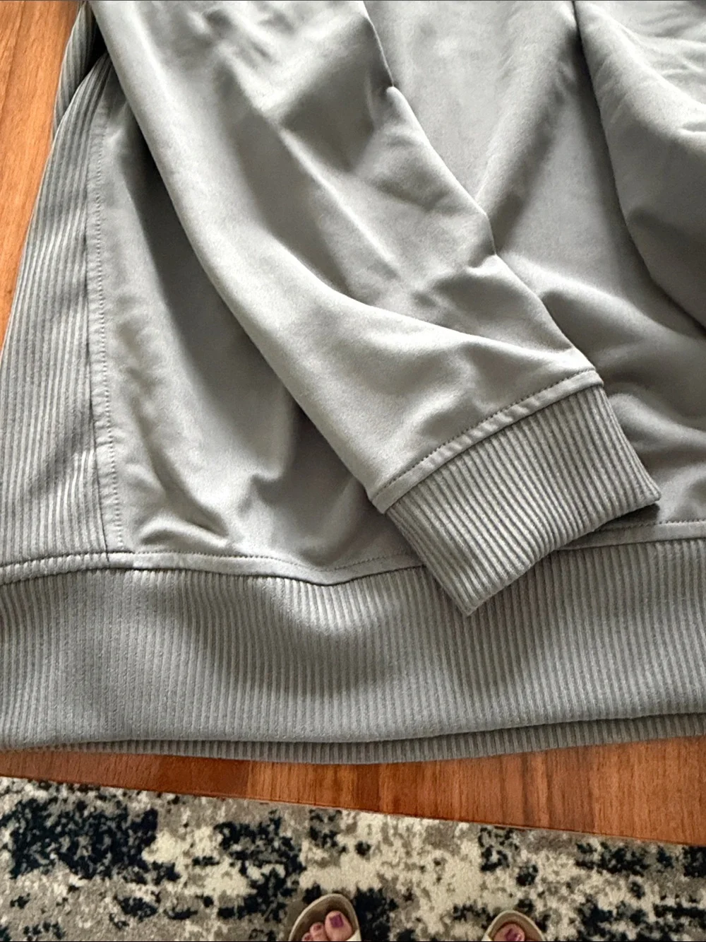 adidas Men’s Half-Zip Performance Sweater - Gray
